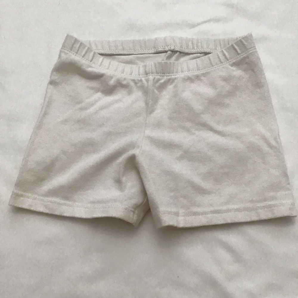 Cat & Jack Girls White Tumbling Shorts